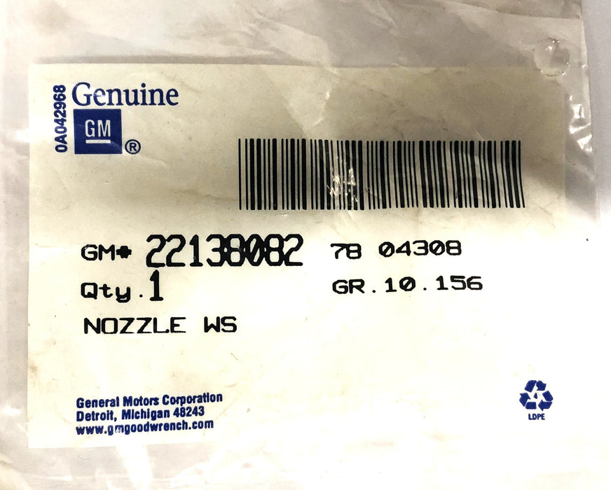 GM Windshield Washer Nozzle 22138082 [Lot of 2] NOS