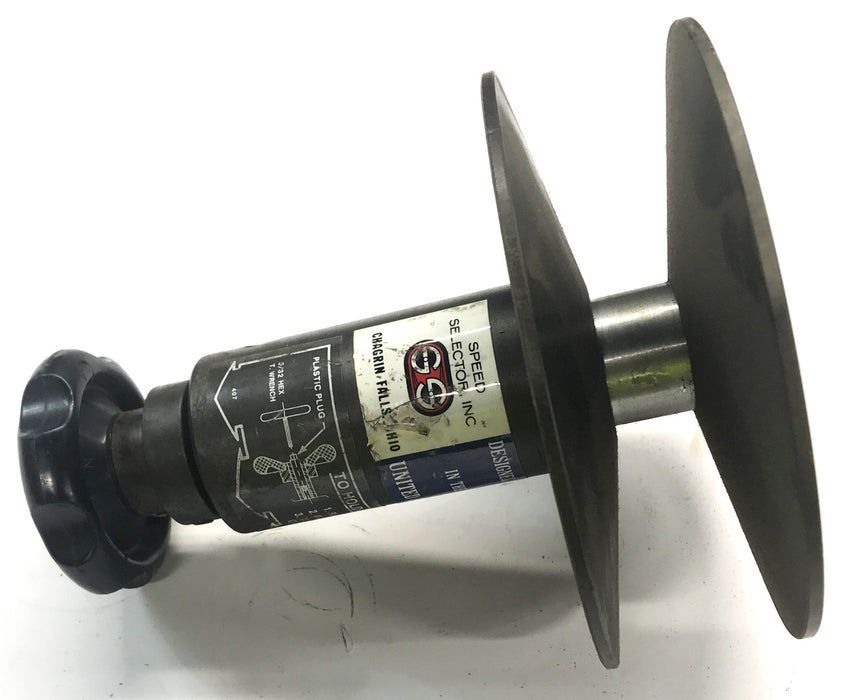 Speed Selector Pulley With Shaft 406-600 NOS