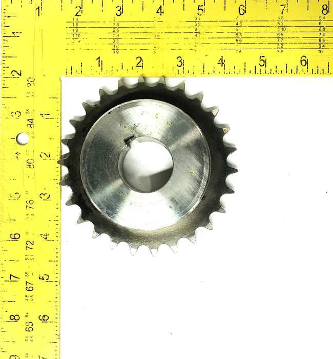Tsubaki 1.25 Inch Bore Roller Chain Sprocket 40B26SS F 1-1/4 NOS