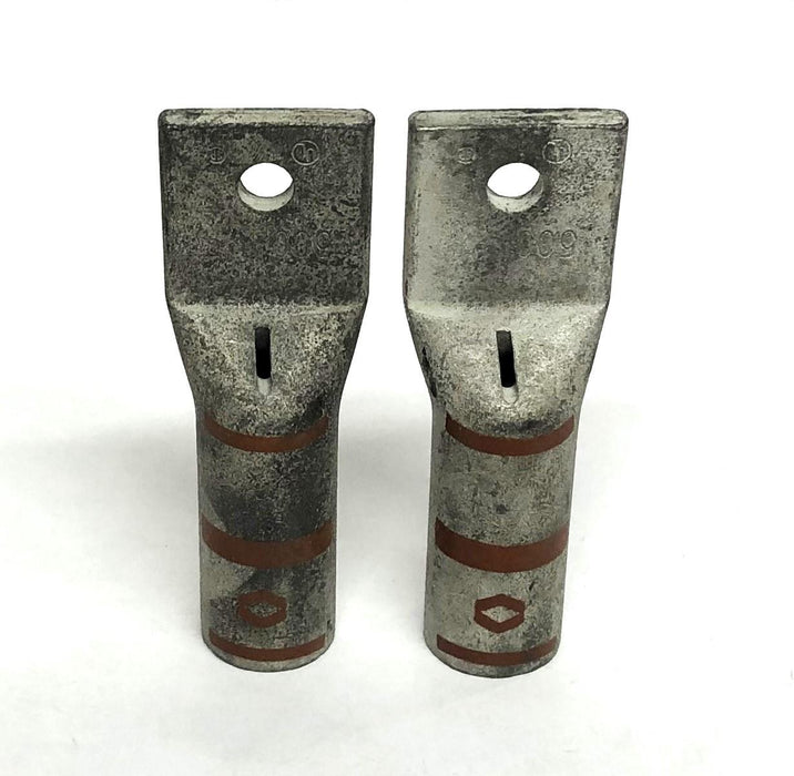 Unbranded Brown Compression Terminal Lug 500 [Lot of 2] NOS