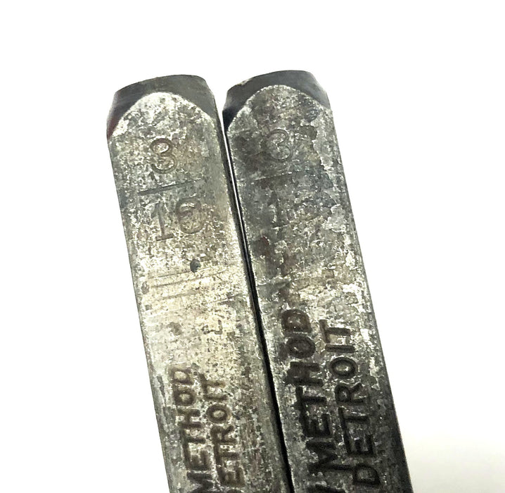 New Method 3/16 Inch Number Metal Stamp 5 & 6 USED