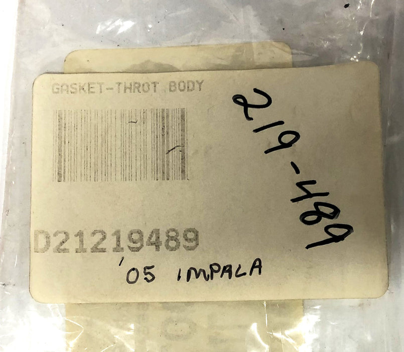 Unbranded Throt. Body Gasket D21219489 NOS