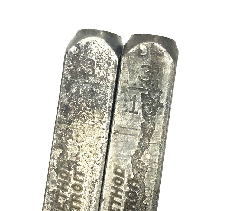 New Method 3/16 Inch Number Metal Stamp 7 & 8 USED
