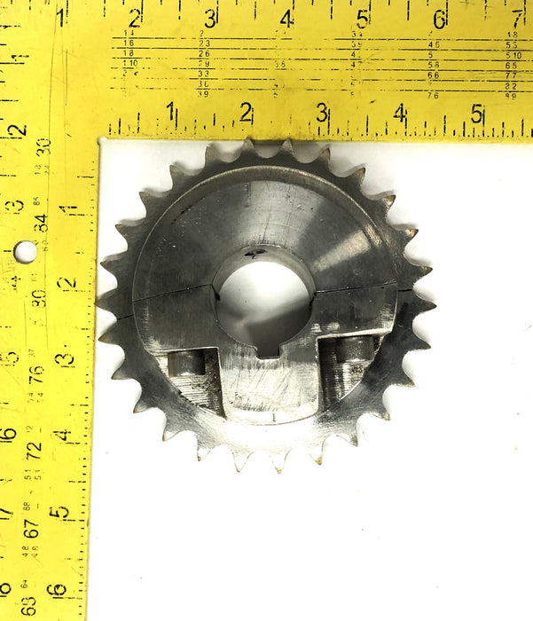 Unbranded 1.21 Inch Bore Split Roller Chain Sprocket 26 Tooth NOS