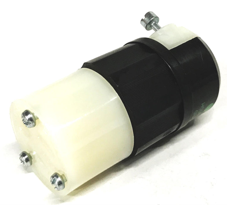 Leviton Black 2-Pole 3-Wire Female Connector 8219-C [Lot of 2] NOS