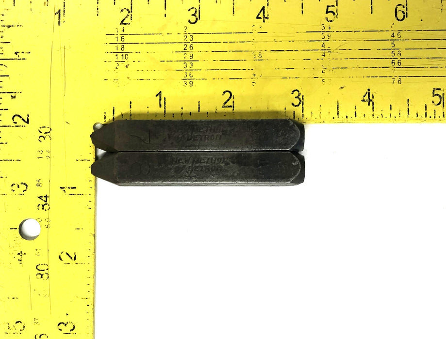 New Method 3/16 Inch Number Metal Stamp 7 & 8 USED