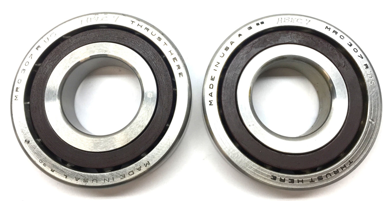 MRC Angular Contact Ball Bearing Set ABEC-7 (2pcs) 307RDS NOS