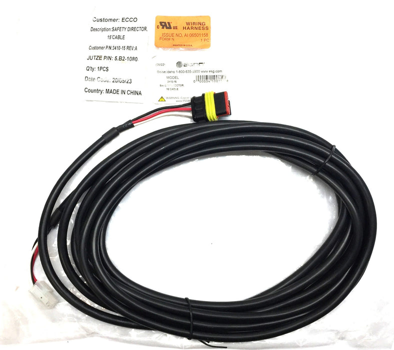 ECCO 15' Wiring Harness Cable Assembly 3410-15 NOS