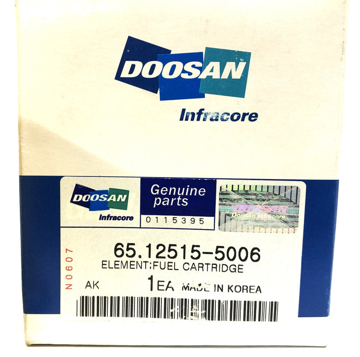Doosan Fuel Cartridge Element 65.12515-5006 (65.12501-7020D) NOS