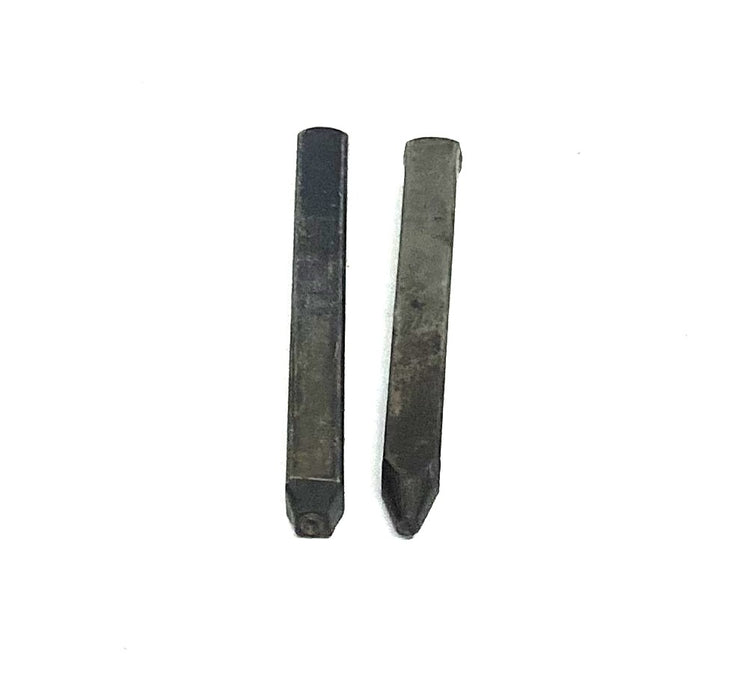 Unbranded Approximately 0.16 Inch Letter Metal Stamp O [Lot of 2] USED