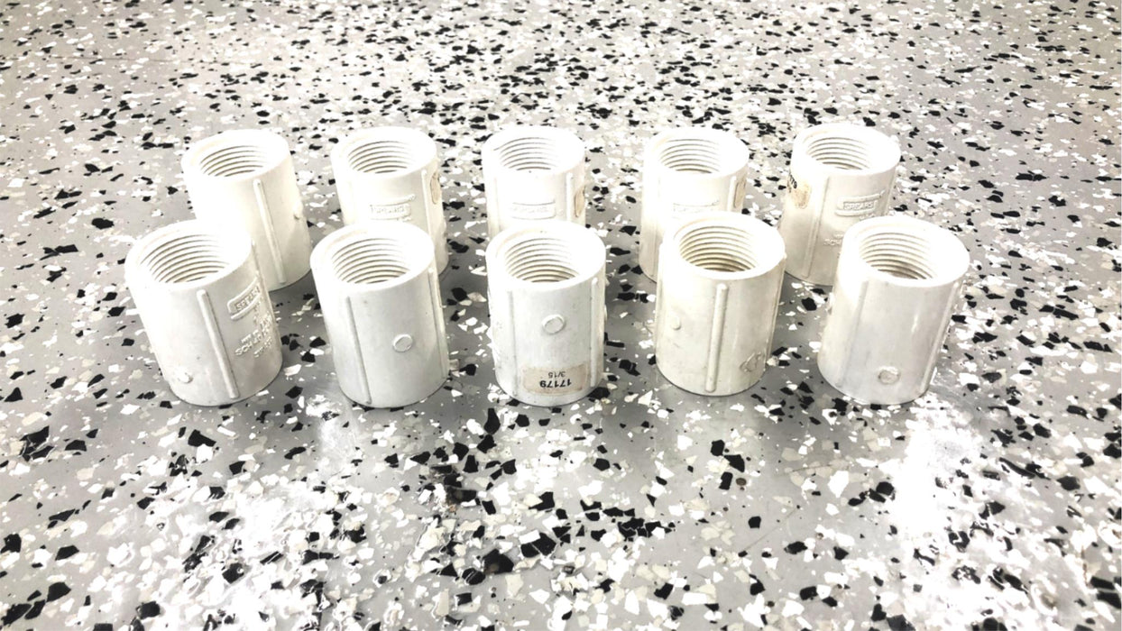 Spears 1" SCH40 PVC Pipe Fitting [Lot of 10] NOS