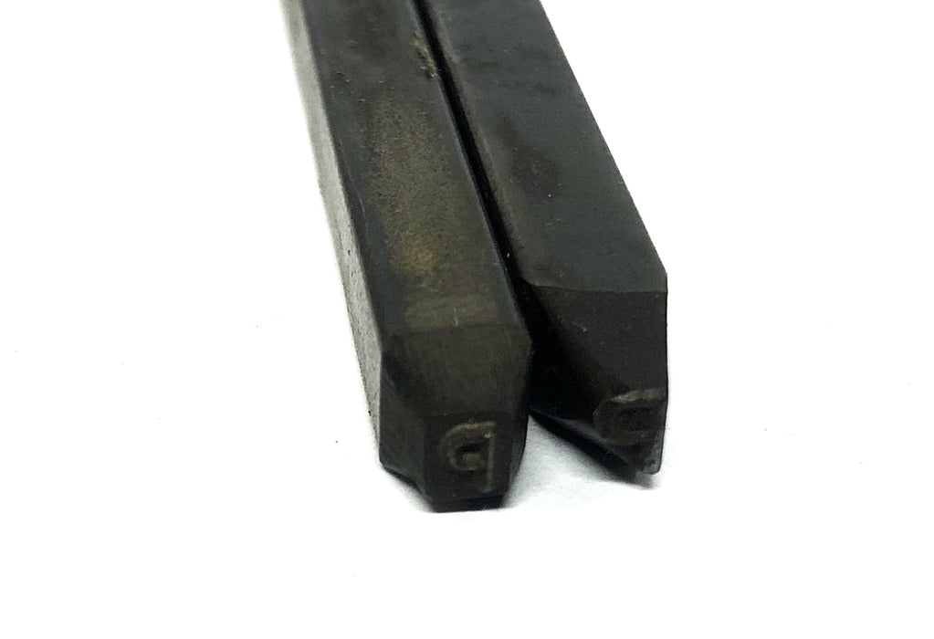 Unbranded Approximately 0.16 Inch Letter Metal Stamp P [Lot of 2] USED