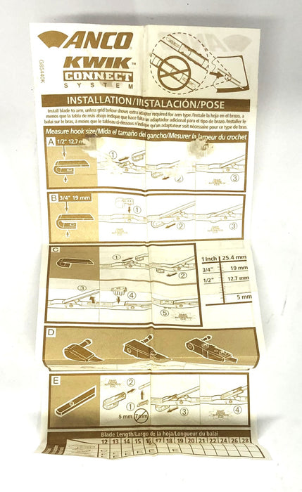 Anco Federal Mogul Windshield Wiper Blade 31-21 [Lot of 4] NOS