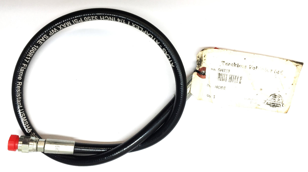 Trackless 32" Atlas ATLAFLEX I 1/4" 3250 PSI Hose 5H758 (USMSHA 2G-11C) NOS