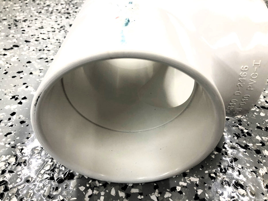 Charlotte 4" SCH40 PVC TEE Socket 401-040 NOS