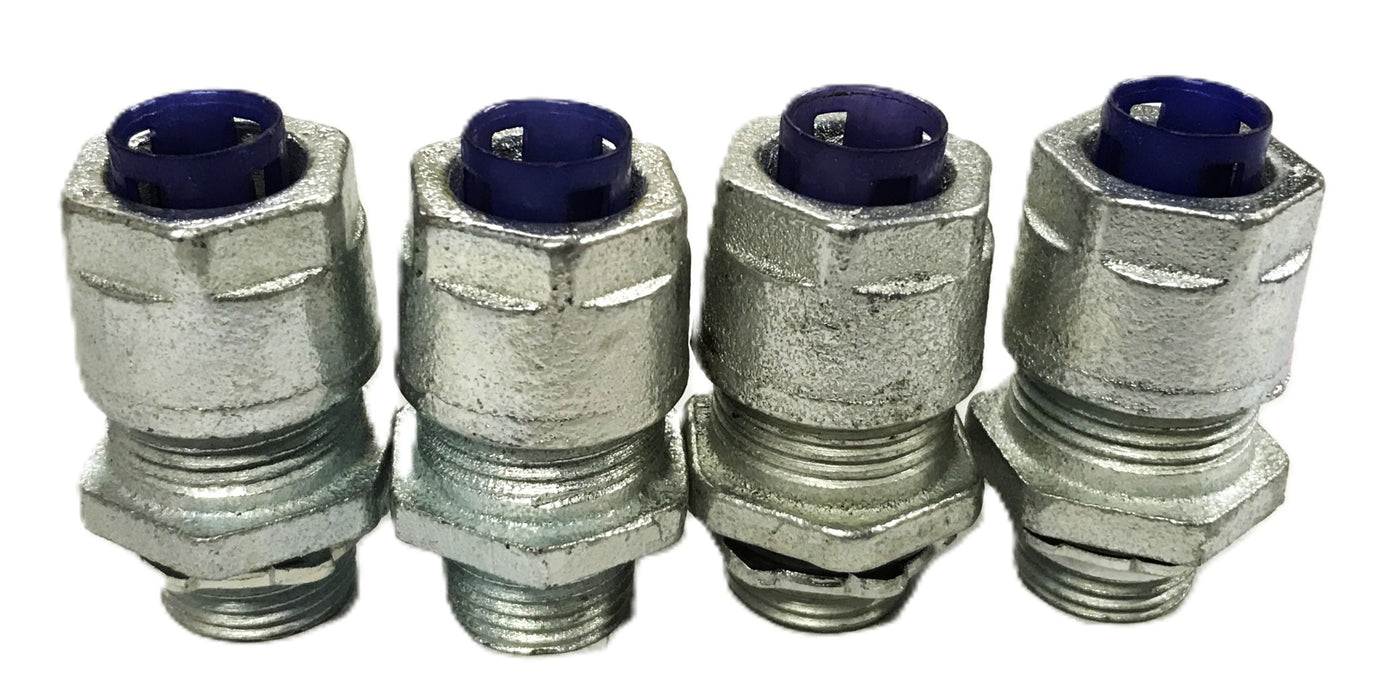 Appleton 1/2 inch NPT Steel Cord Grip Connector CG3750S [Lot of 4] NOS