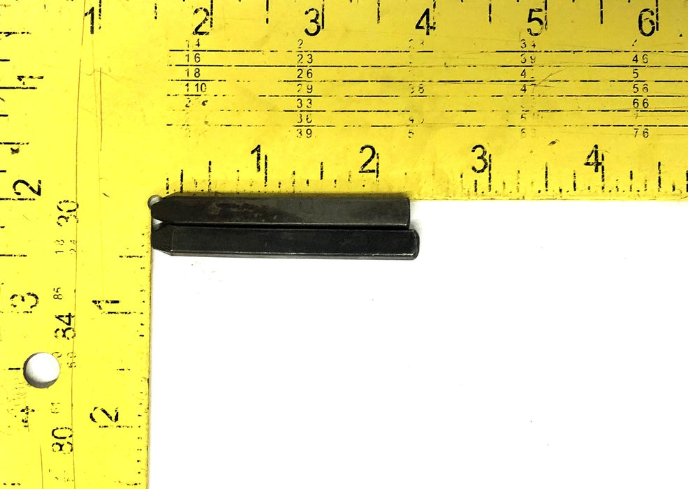 Unbranded Approximately 0.16 Inch Letter Metal Stamp T [Lot of 2] USED