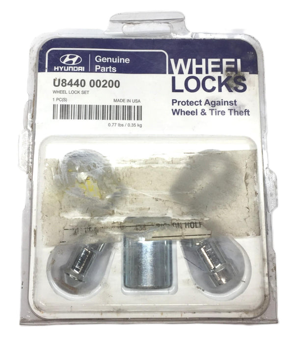 Hyundai Wheel Lock Set U8440 00200 NOS