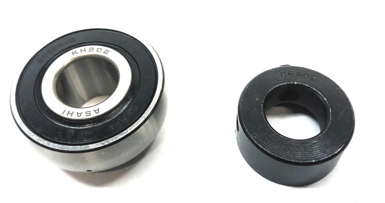 Asahi Bearing Insert With Collar Lock KH202 (203PR-C) [Lot of 2] NOS