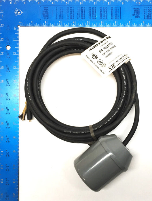 S.J. Electro Systems Junior 15' 120V Super Single Pump Float Switch 1001930 NOS