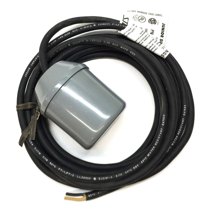 S.J. Electro Junior 15' 120V Super Single Pump Float Switch 1001930 NOS