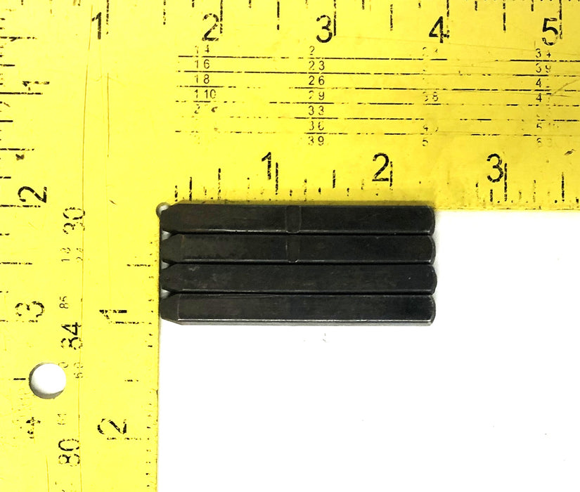Unbranded Approximately 0.16 Inch Letter Metal Stamp K/N/Q/R USED