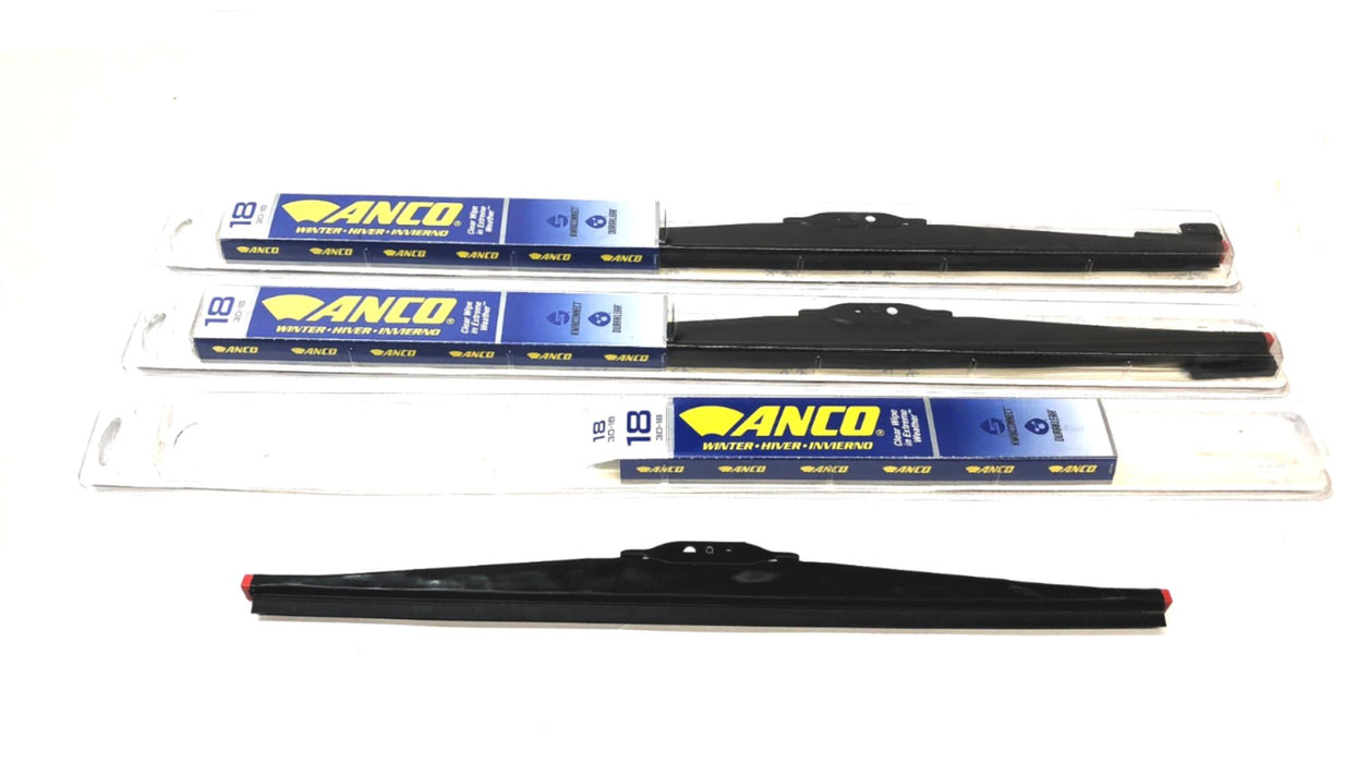 Anco Windshield Wiper Blade 30-18 [Lot of 3] NOS