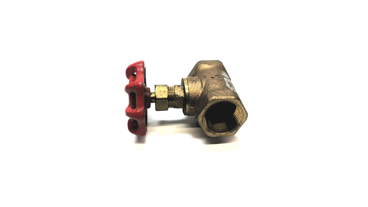 Unbranded 3/4" Brass Sweat Stop Valve [Lot of 4] NOS