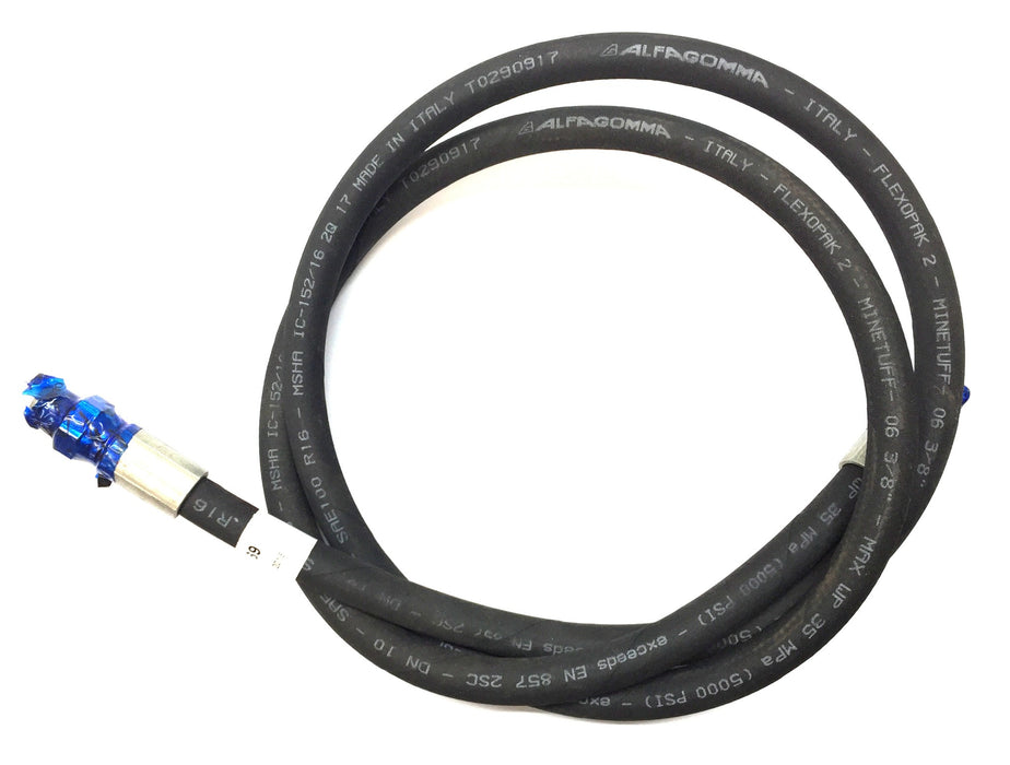 Alfagomma 6' Flexopak 3/8" Fitting Hydraulic 5000PSI Hose IC-152/16 NOS