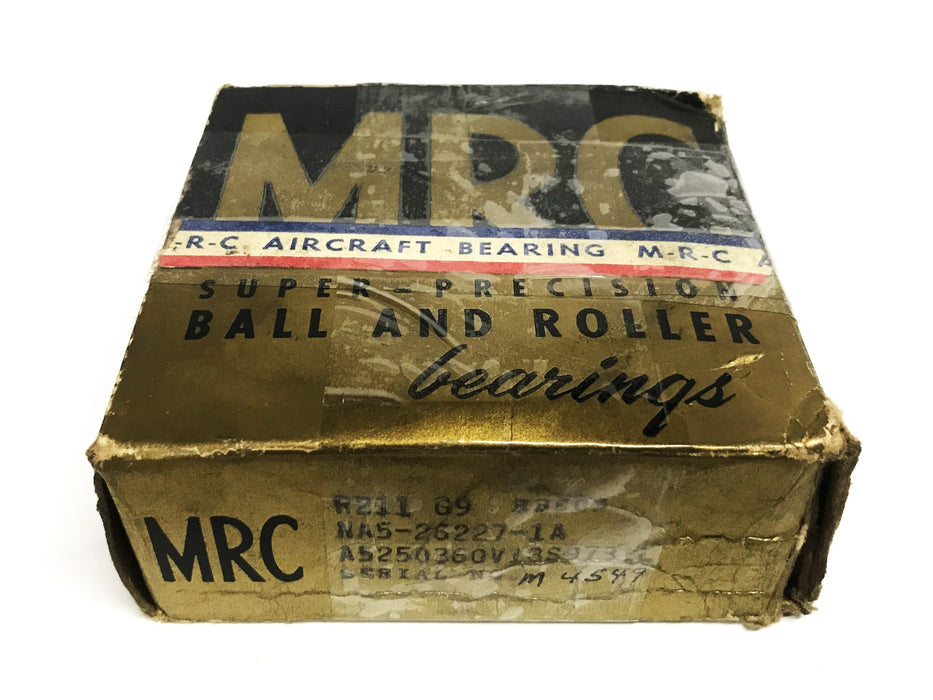 MRC Angular Contact Ball Bearing Pair R211-G9 NOS