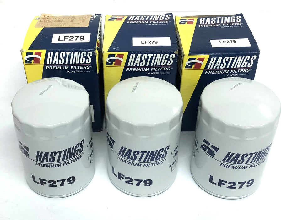 Hastings Premium Oil Filter LF279 [Lot of 3] NOS