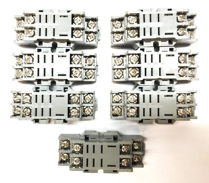 IDEC 300V 8-Pin Relay and Timer Socket Series 2 Relay Base SH2B05 [Lot of 7] NOS