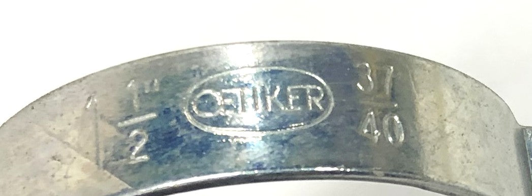 Oetiker 37/40 Ear Hose Clamp 1-1/2 Inch [Lot of 3] NOS