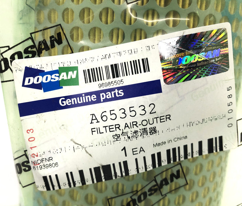 Doosan Air Filter A653532 NOS