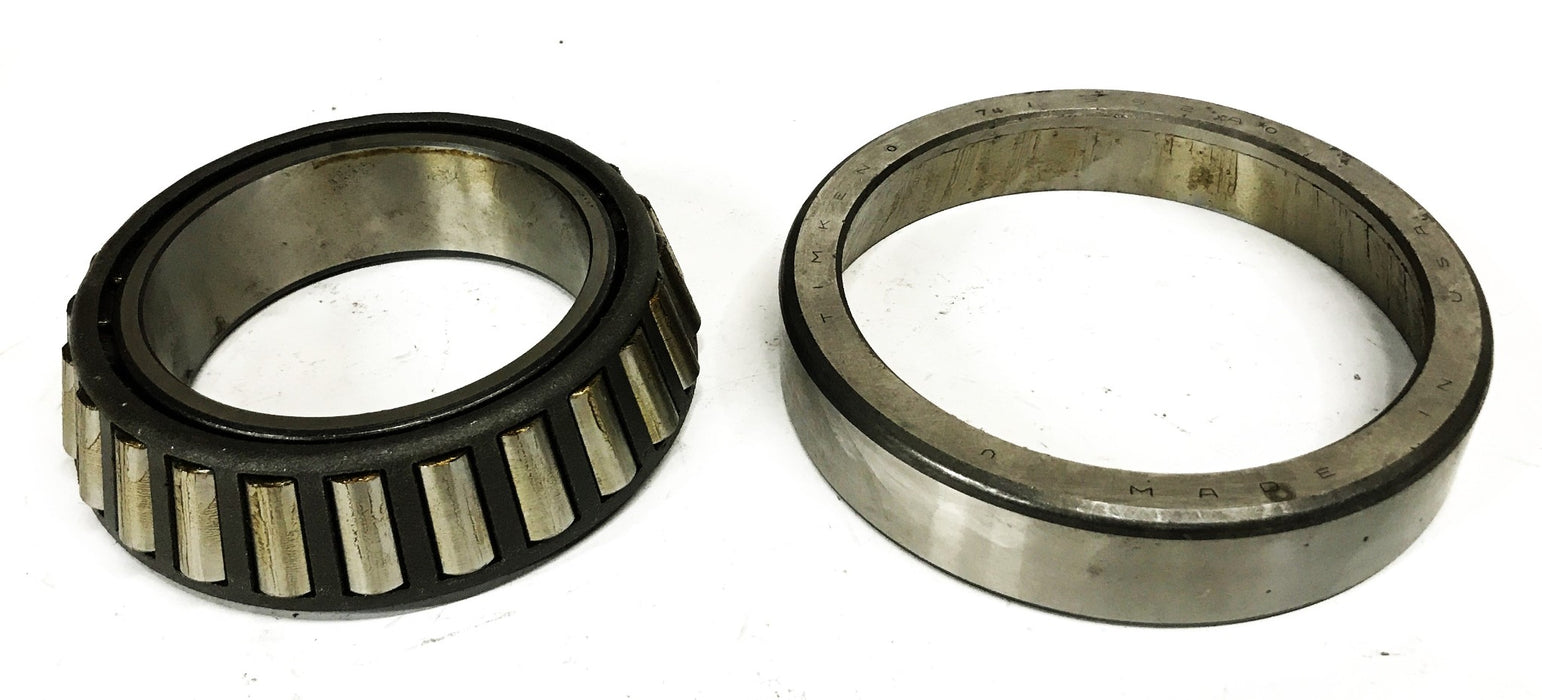 Timken Notched Tapered Roller Bearing Cone and Cup Assembly 596W-03/592A NOS