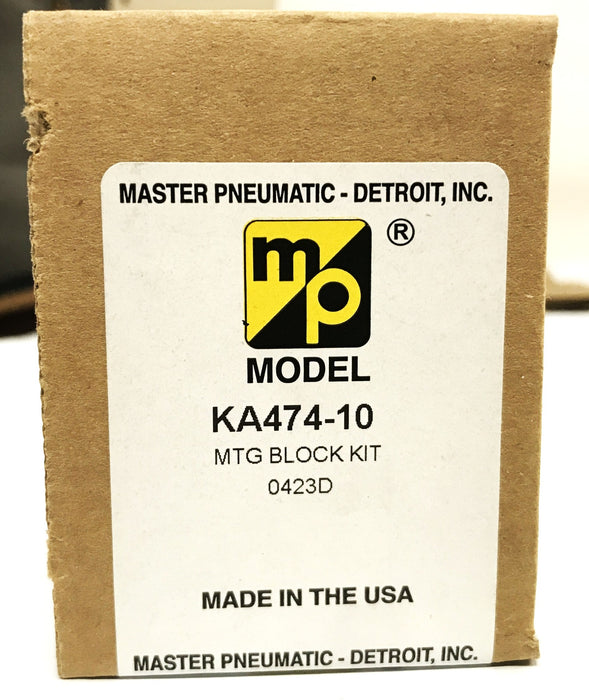 Master Pneumatic Block Kit KA474-10 NOS