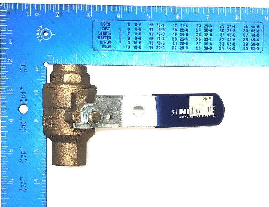 Nibco 3/4" 150 SWP 600 CWP Ball Valve SP-110 [Lot of 2] NOS