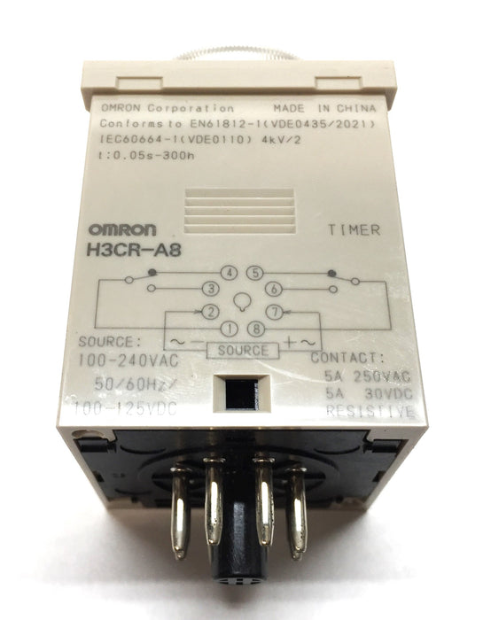 Omron 100-240VAC Solid State Timer H3CR-AB NOS