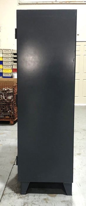 Stronghold 36x24x76 Inch Cabinet With Bins .36-BB-240G USED LOCAL PICKUP ONLY