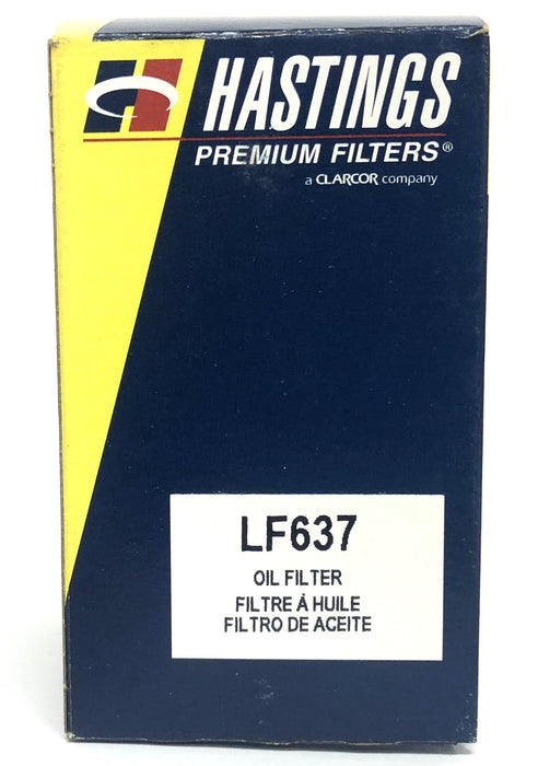 Hastings Premium Oil Filter LF637 [Lot of 2] NOS