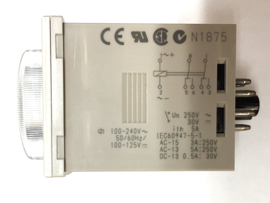 Omron 100-240VAC Solid State Timer H3CR-AB NOS