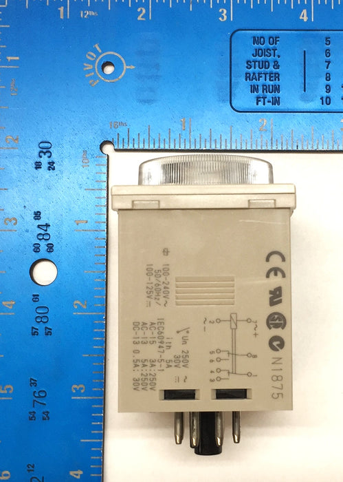 Omron 100-240VAC Solid State Timer H3CR-AB NOS