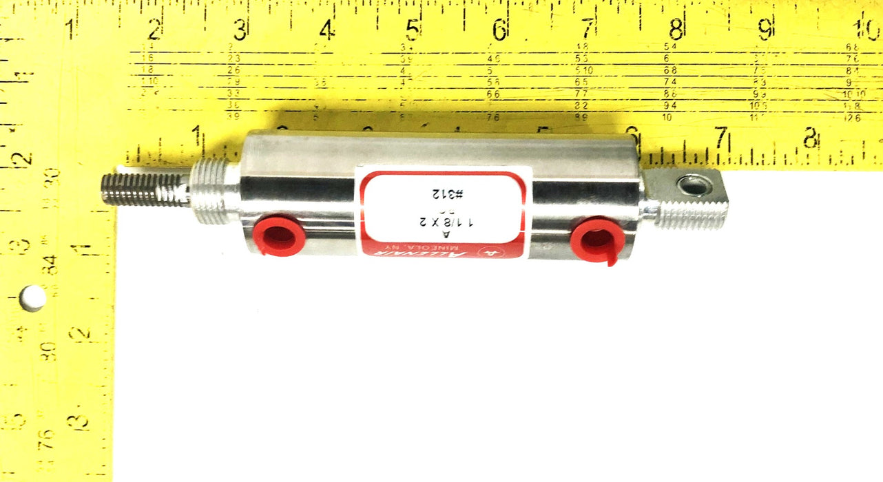 Allenair #312 Pneumatic Air Cylinder A-1-1/8x2-BC NOS
