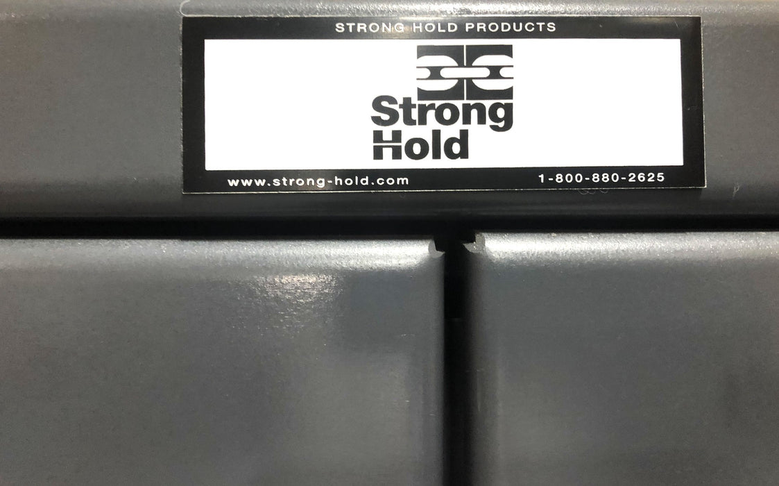Stronghold 36x24x78IN Mounted Cabinet W/Bins .36-BB-240G USED LOCAL PICKUP ONLY