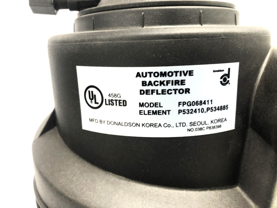 Donaldson Automotive Backfire Deflector Incomplete Assembly FPG068411 NOS