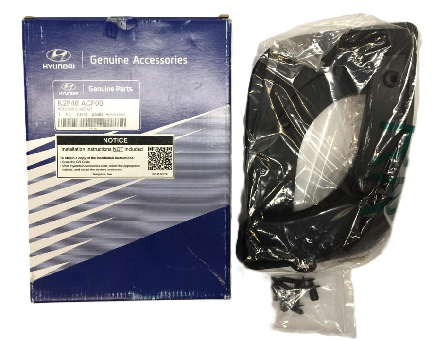 Hyundai Rear Mud Guard Kit K2F46 ACF00 (K2F46ACF00) NOS
