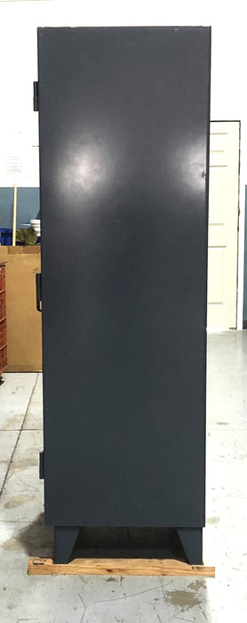 Stronghold 36x24x78IN Mounted Cabinet W/Bins .36-BB-240G USED LOCAL PICKUP ONLY