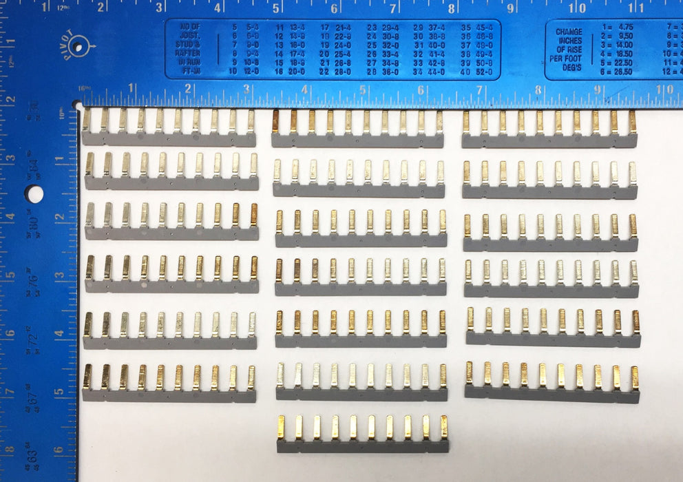 ABB Entrelec Jumper Bar 10-Pole Connector 1SNA173523R1100 [Lot of 19] NOS