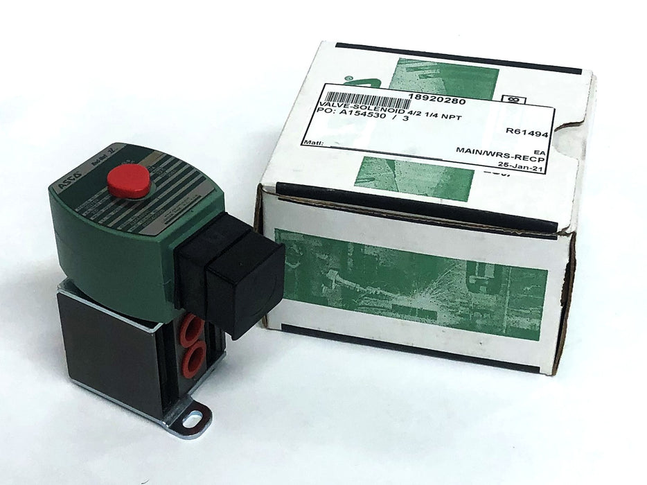 ASCO Red Hat II Solenoid Valve SD8340G001 NOS