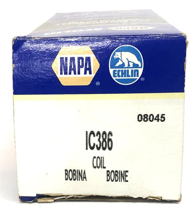 NAPA Echlin Ignition Coil IC386 NOS